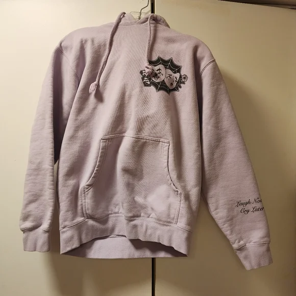 Future Fantasy Delight Lavender Hoody Laugh Now Cry Later Unisex Small Clowns - Picture 5 of 9